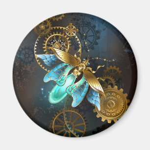 Steampunk Firefly Magnet
