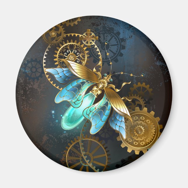 Steampunk Firefly Magnet (Vorne)