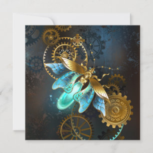 Steampunk Firefly Mitteilungskarte