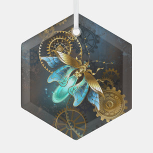 Steampunk Firefly Ornament Aus Glas