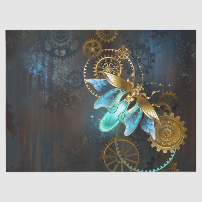 Steampunk Firefly Seidenpapier (Vorderseite)