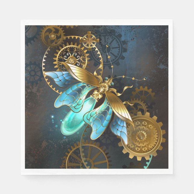 Steampunk Firefly Serviette (Vorderseite)