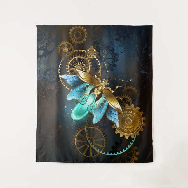 Steampunk Firefly Wandteppich (Vorderseite)