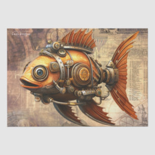 Steampunk Fish Seidenpapier