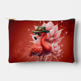 Steampunk Flamingo - Fantasy Digital Artwork Zubehörtasche