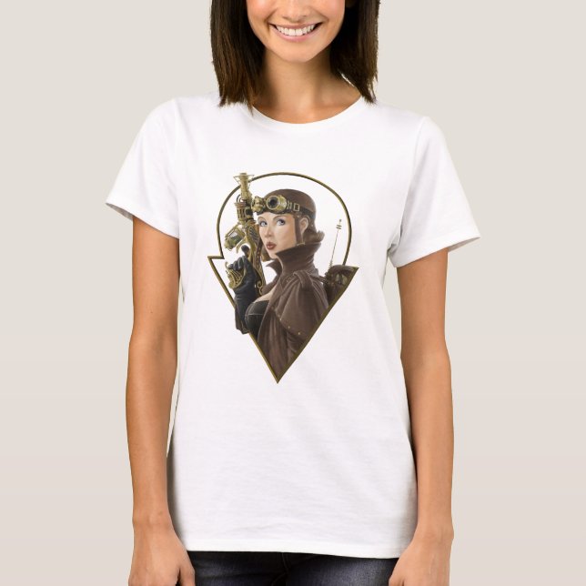 Steampunk Flieger T-Shirt (Vorderseite)