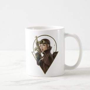 Steampunk Flieger-Tasse Kaffeetasse