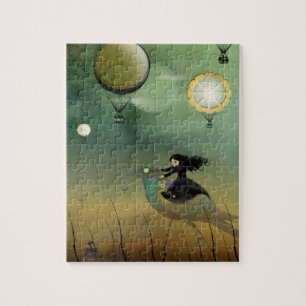 Steampunk Flug-Puzzlespiel
