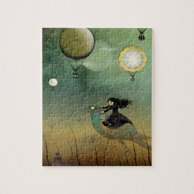 Steampunk Flug-Puzzlespiel (Vertikal)