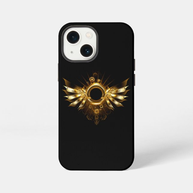 Steampunk-Flügel iPhone 13 Mini Hülle (Rückseite)