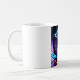 Steampunk-Fraktal-Reflexions-Musikbox Kaffeetasse