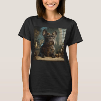 Steampunk Frenchie (Edition 1) - Damen Basic T-Shirt