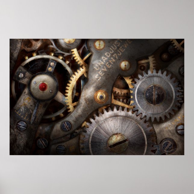 Steampunk - Gänge - Horologie Poster (Vorne)