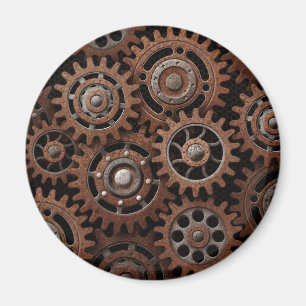 Steampunk Gänge Magnet