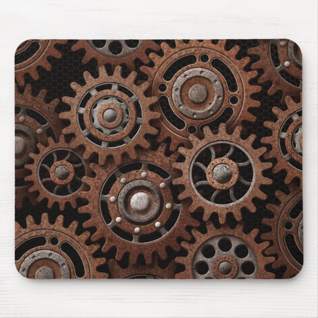 Steampunk Gänge Mousepad (Vorne)