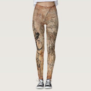Steampunk Gangkunst Leggings