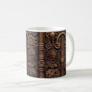 Steampunk Gears Coffee Tasse