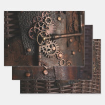 Steampunk Gears Decoupage