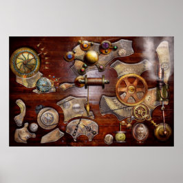 Steampunk - Gears - Reverse Engineering Poster