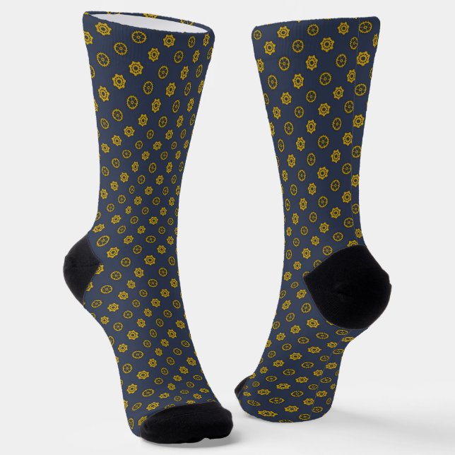 Steampunk Gears Socken (Gewinkelt)