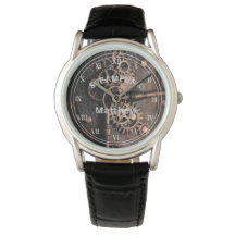 Steampunk Gears Vintag Personalisiert