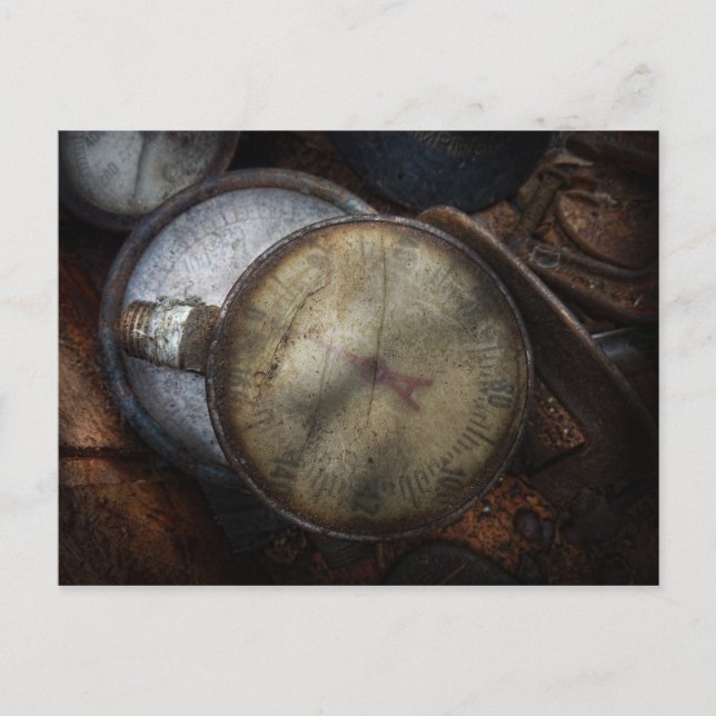 Steampunk - Gehäuse Postkarte (Vorderseite)