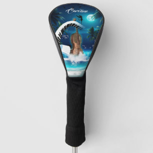 Steampunk-Geige mit geschwungenem Klavier Golf Headcover