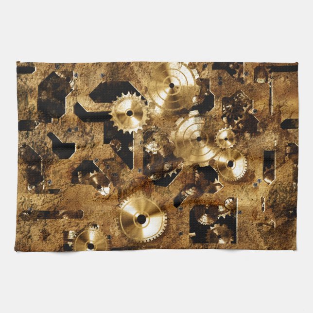 Steampunk Geschirrtuch (Horizontal)
