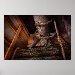 Steampunk - Getriebe - außer Betrieb Poster