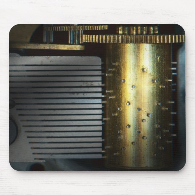 Steampunk - Getriebe - Musikmaschine Mousepad (Vorne)