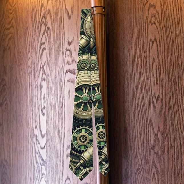 Steampunk Gewerke für grüne Mechanik Krawatte (Von Creator hochgeladen)