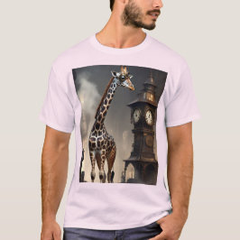 Steampunk Giraffe 🦒 🔩 | Hoch-Tech-Stil T-Shirt