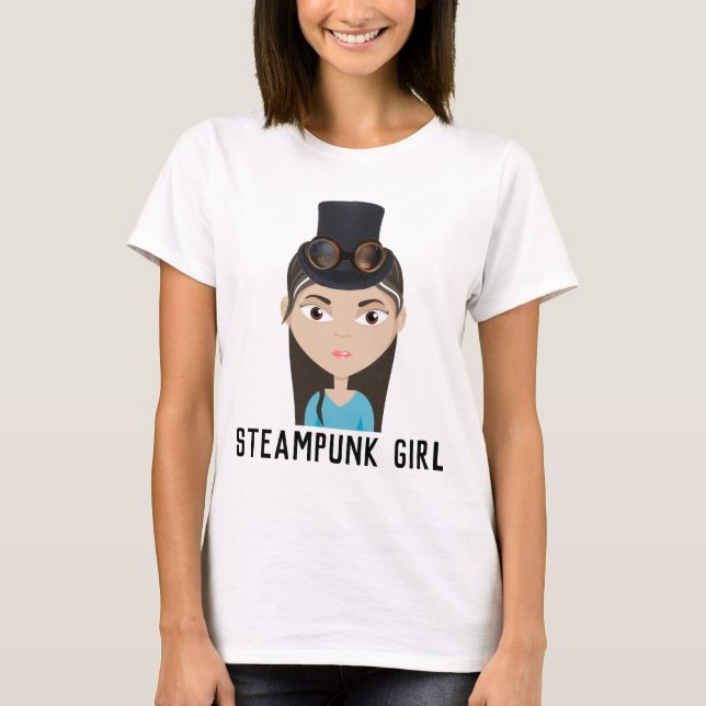STEAMPUNK GIRL T - Shirt (Vorderseite)
