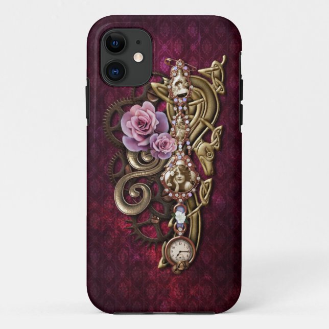 Steampunk Girly iPhone 5 Fall Case-Mate iPhone Hülle (Rückseite)