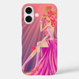Steampunk Glamor iPhone 16 Coque - Stardust & Gold