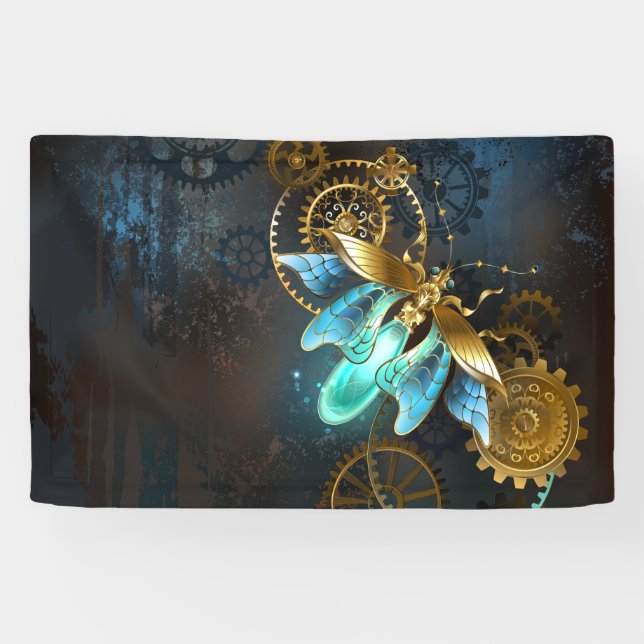 Steampunk Glühwürmchen Banner (Horizontal)