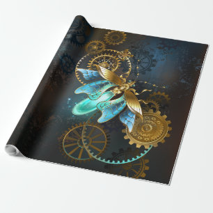 Steampunk Glühwürmchen Geschenkpapier