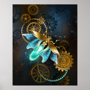 Steampunk Glühwürmchen Poster