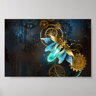 Steampunk Glühwürmchen Poster