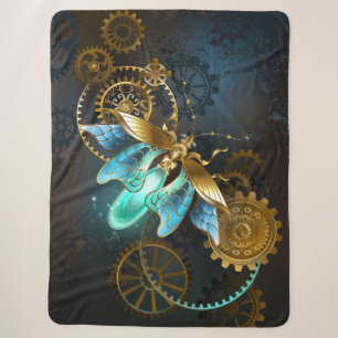 Steampunk Glühwürmchen Sherpadecke