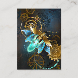 Steampunk-Glühwürmchen Visitenkarte