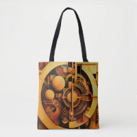 Steampunk Goldener Mechanismus Abstract