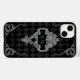 Steampunk Goth Mit Monogramm Case-Mate iPhone Hülle (Back (Horizontal))