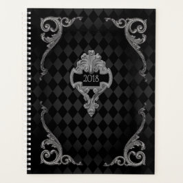 Steampunk Goth Mit Monogramm Planer
