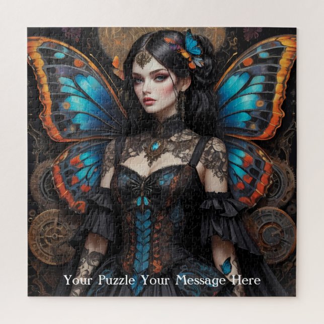 Steampunk Gothic Butterfly Girl (Vertikal)