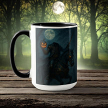 Steampunk Gothic Horror Headless Horseman