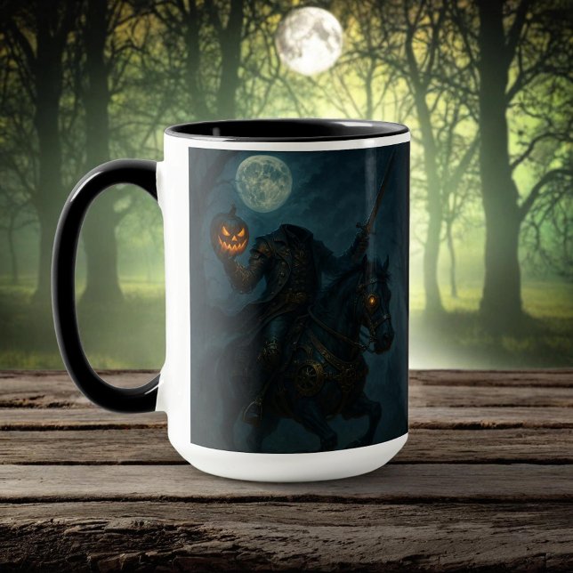 Steampunk-Gotik-Horror-Kopfloser Reiter Tasse (Von Creator hochgeladen)