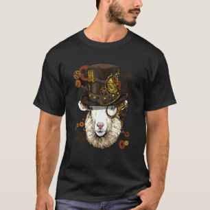 Steampunk-Gotische-Schaf-Lamm-Mechanisches-Landwir T-Shirt
