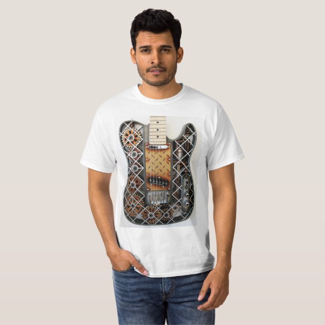 Steampunk Guitar Shirt (Vorne ganz)