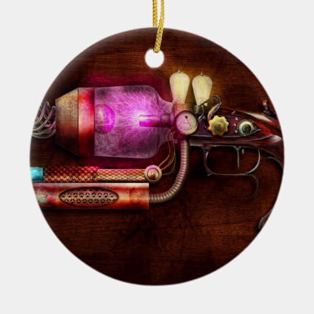 Steampunk - Gun - Der Neuralizer Keramikornament (Vorne)